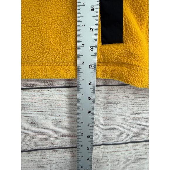 Outdoor Afro x REI Co-Op 1/4 Zip Fleece Pullover Womens Medium Yellow Black - Picture 13 of 16